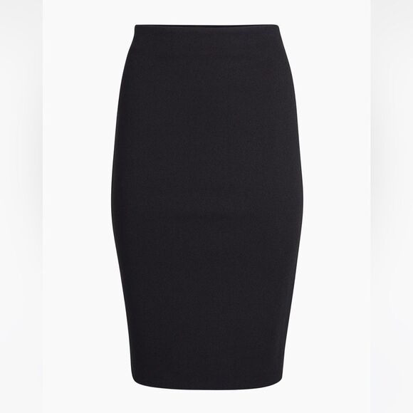 Seroya XL Liv Black Midi Pencil Skirt - Picture 3 of 12
